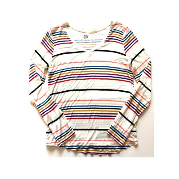 SO Striped Rainbow Long Sleeve Tee - Picture 5 of 5